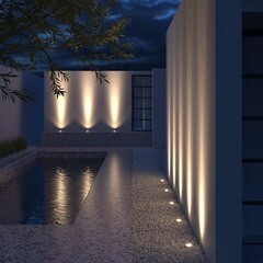 Светильник тротуарный встраиваемый Outdoor Tubo серебро GU10 35 Вт IP65 (O043DL-01S) - фото 2