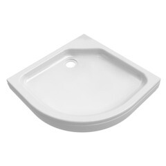 Изображение товара Поддон Triton акриловый 100х100х17 см полукруг белый низкий (Щ0000014391)