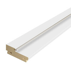 Изображение товара Коробка дверная телескопическая Fly 62 74х30х2100 мм ПВХ эмалит белая с петлями (2,5 шт.)