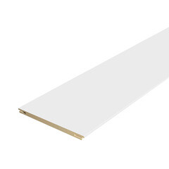 Доборная планка телескопическая Fly 62 150х10х2150 мм ПВХ эмалит белая (1 шт.) - фото 1