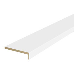 Изображение товара Наличник телескопический Fly 62 70х6х2200 мм ПВХ эмалит белый прямой (1 шт.)