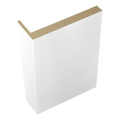 Наличник телескопический Fly 62 70х6х2200 мм ПВХ эмалит белый прямой (1 шт.) - фото 2