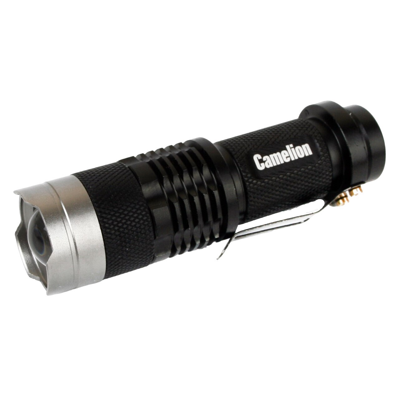 Изображение товара Фонарь ручной Camelion светодиодный 1 LED на батарейках AA алюминий 3 режима (LED5135)