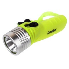 Изображение товара Фонарь ручной Camelion светодиодный 1 LED на батарейках AA алюминий для дайвинга (LED51534)