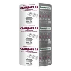 Изображение товара Утеплитель Greenplanet Стандарт 25х600х12000 мм 14,4 кв.м