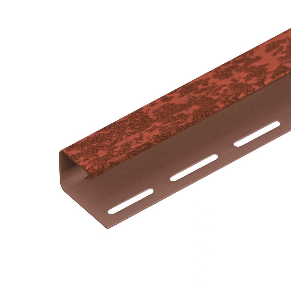 Изображение товара J-профиль Tecos Brickwork 3050 мм бисмарк 15,9 мм для монтажa сайдинга