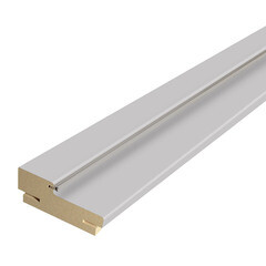 Коробка дверная телескопическая Linea 8 74х30х2100 мм ПВХ эмалит серая с петлями (2,5 шт.) - фото 1