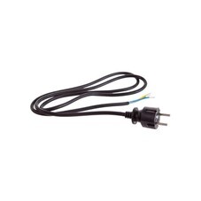 Шнур сетевой с вилкой 1,5 м ПВС-ВП 3х1 кв.мм 16 А Volsten черный (S-LR2A black)