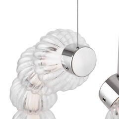 Светильник светодиодный подвесной Maytoni Amulet 4000К 23 Вт 12 кв.м хром IP20 (MOD555PL-L23CH4K) - фото 2