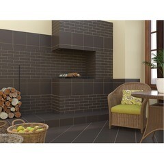 Клинкерная плитка для фасада Keramin Амстердам 4 рельеф (34 шт.= 0,54 кв.м) коричневая 245х65х7 мм - фото 4