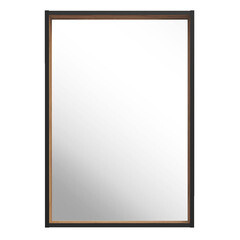 Зеркало с полкой прямоугольное 56,4х82 см в раме дуб золотой АСБ-Мебель Монца (12290) - фото 7