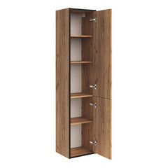 Пенал АСБ-Мебель Монца 35 см подвесной правый дуб золотой - фото 5