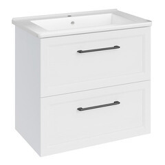 Изображение товара Тумба под раковину АСБ-Мебель Белмонти 65 см подвесная белая софт (11851)