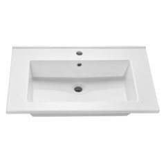 Тумба под раковину АСБ-Мебель Белмонти 75 см подвесная белая софт (11850) - фото 6