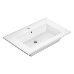 Тумба под раковину АСБ-Мебель Белмонти 75 см подвесная синяя софт (11854) - фото 5