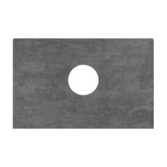 Столешница под раковину 74х47,5х1,9 см бетон монблан АСБ-Мебель Белмонти (11866) - фото 5