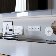 Розетка Werkel встраиваемая белая со шторками (a052020) - фото 3