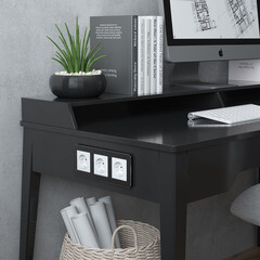 Розетка Werkel встраиваемая белая матовая со шторками (a059266) - фото 2