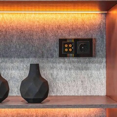 Розетка Werkel встраиваемая черная матовая (a051618) - фото 7