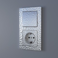 Розетка Werkel Hammer встраиваемая серебряная (a052073) - фото 3