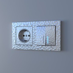 Розетка Werkel Hammer встраиваемая серебряная (a052073) - фото 6