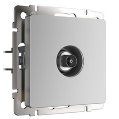 Изображение товара Розетка телевизионная Werkel встраиваемая серебряная (a051496)