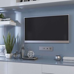 Розетка телевизионная Werkel встраиваемая серебряная (a052091) - фото 2