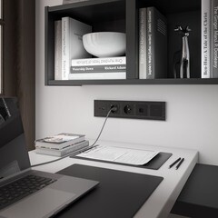 Розетка HDMI Werkel встраиваемая черная матовая (a051601) - фото 3