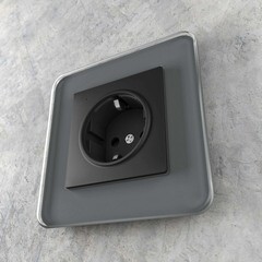 Розетка Werkel встраиваемая черная матовая с подсветкой (a054523) - фото 7