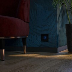 Розетка Werkel встраиваемая черная матовая с подсветкой (a054523) - фото 4