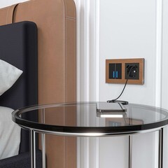 Розетка Werkel встраиваемая черная матовая с USB-A/ Type-C (a056275) - фото 4