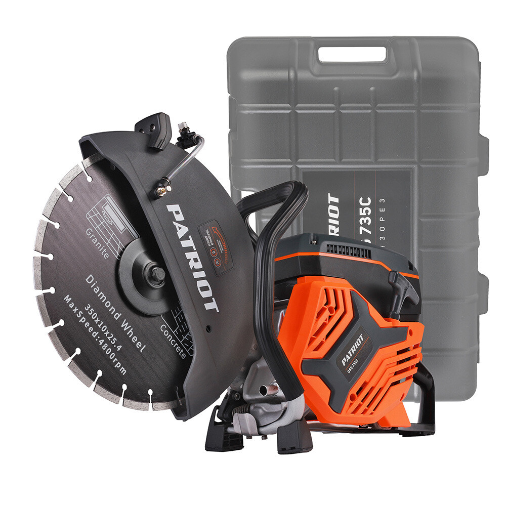 Изображение товара Бензорез Patriot DSG 735С 3,5 кВт 4,8 л.с. диаметр диска 350 мм для бетона и металла