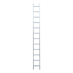 Лестница алюминиевая приставная односекционная 12 ступеней Hesler бытовая