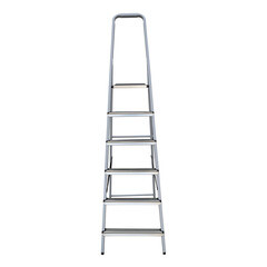 Стремянка стальная 6 ступеней 70 мм 1,26 м Hesler - фото 3