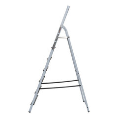 Стремянка стальная 7 ступеней 70 мм 1,48 м Hesler - фото 2