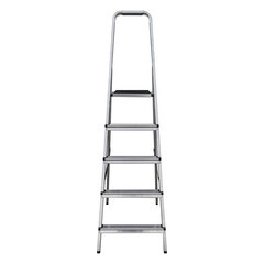 Стремянка алюминиевая 5 ступеней 80 мм 1,04 м Hesler - фото 2