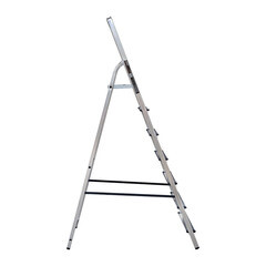 Стремянка алюминиевая 7 ступеней 80 мм 1,48 м Hesler - фото 3