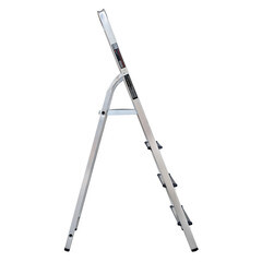 Стремянка алюминиевая 4 ступени 80 мм 0,82 м Hesler - фото 3