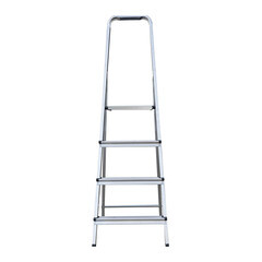 Стремянка алюминиевая 4 ступени 80 мм 0,82 м Hesler - фото 2