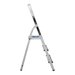 Стремянка алюминиевая 3 ступени 80 мм 0,6 м Hesler - фото 3