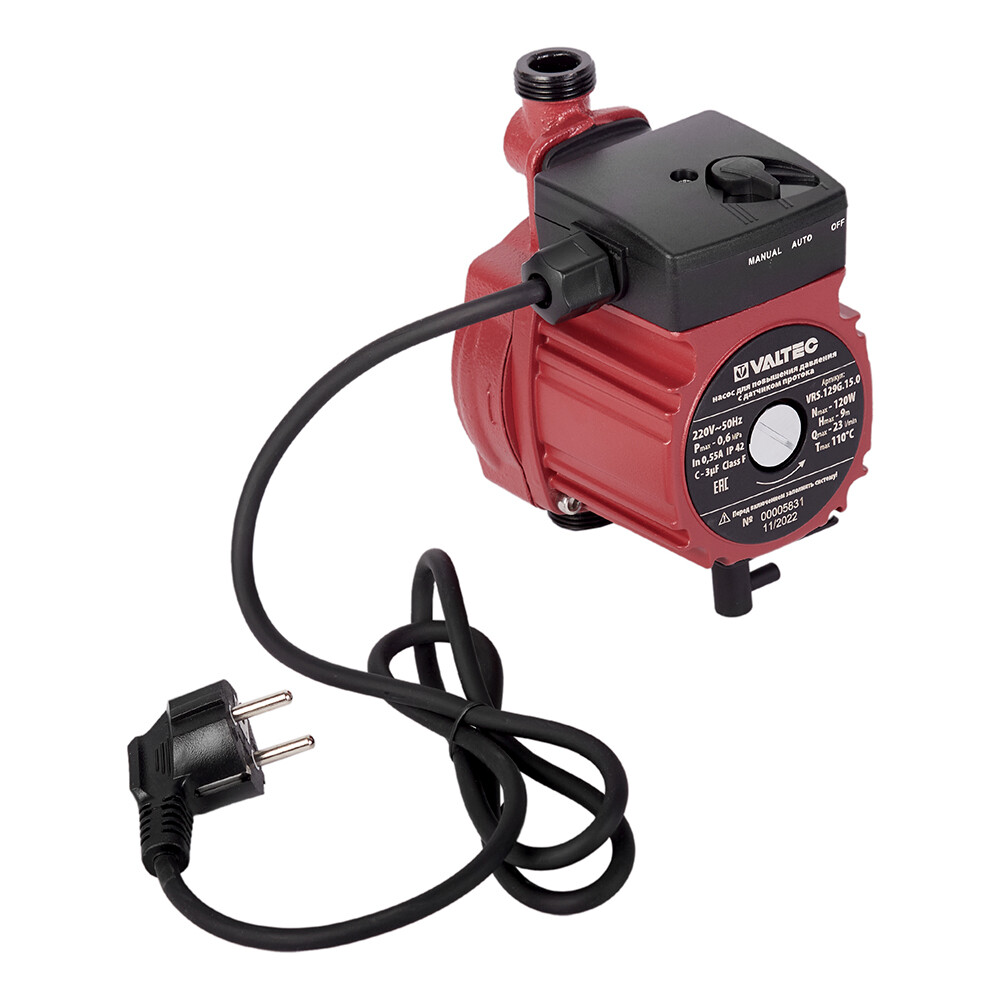 Изображение товара Циркуляционный насос Valtec VRS12/9G DN15 для водоснабжения и отопления