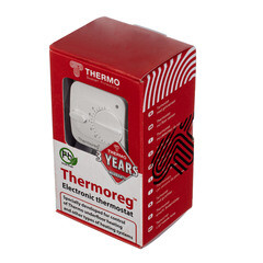 Терморегулятор механический для теплого пола Thermoreg TI-200 белый - фото 2