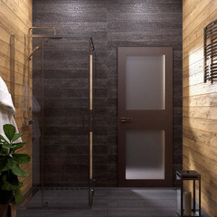 Душевой уголок Triton Каппа хром 90х90х190 см квадрат стекло прозрачное 6 мм (Щ0000054220) - фото 2