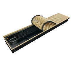 Конвектор внутрипольный Gekon Eco с 1 теплообменником 1600х230х80 мм боковое подключение - фото 1