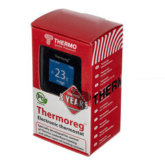 Терморегулятор программируемый для теплого пола Thermoreg TI-970 черный - фото 3