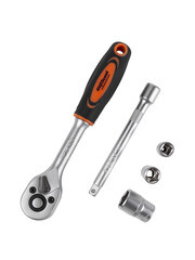 Набор торцевых головок с трещоткой AV Steel 1/4" (AV-011412) (12 шт.) - фото 2