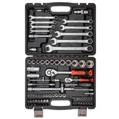 Изображение товара Набор инструментов универсальный AV Steel (AV-011082) (82 шт.)