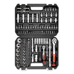 Набор бит и торцевых головок AV Steel (AV-011110) (110 шт.) - фото 1