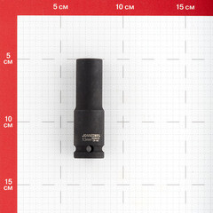 Головка торцевая ударная Jonnesway 1/2 для пневмоинструмента 13 мм глубокая (S03AD4113) - фото 2