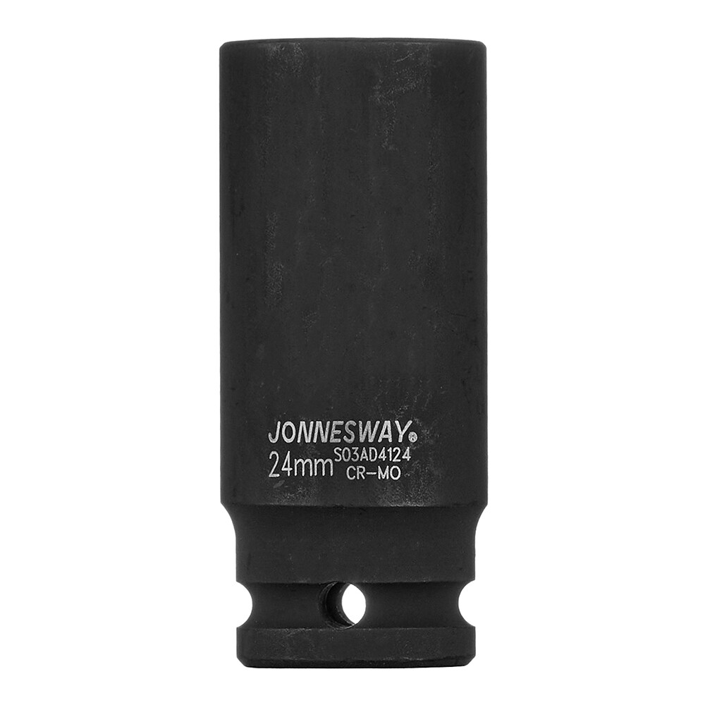 Изображение товара Головка торцевая ударная Jonnesway 1/2 для пневмоинструмента 24 мм глубокая (S03AD4124)